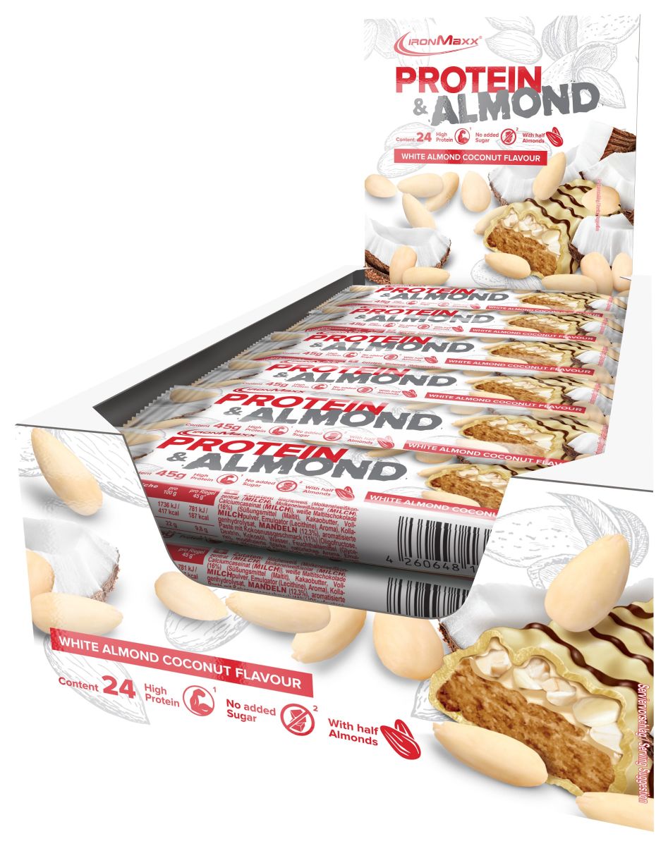 Protein & Almond - White Almond Coconut (im 24er Tray)