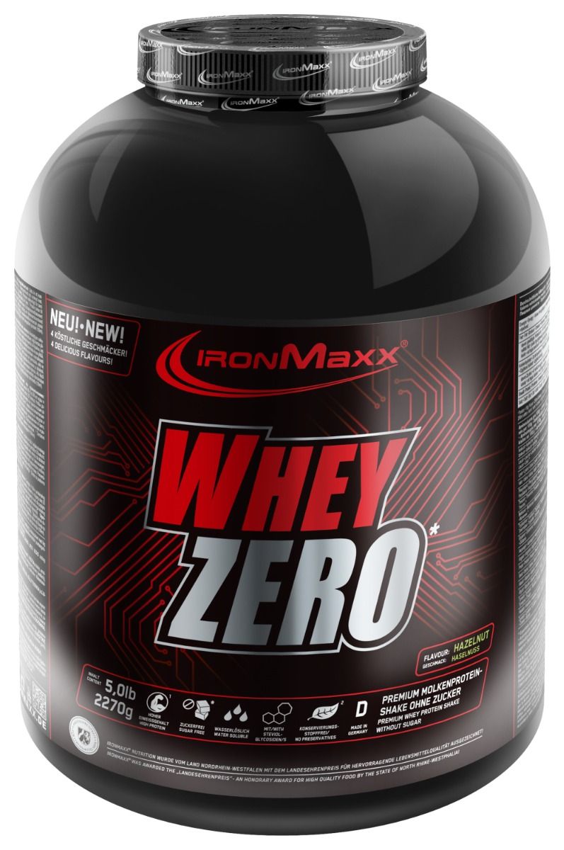 Whey ZERO (2270g Dose)-Haselnuss
