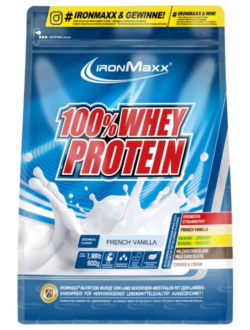 100% Whey Protein 900g Beutel in 31 Geschmacksrichtungen