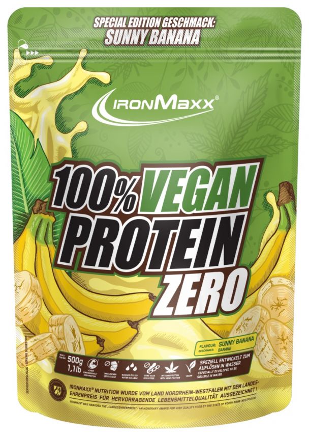 100% Vegan Protein Zero - Sunny Banana (500g)