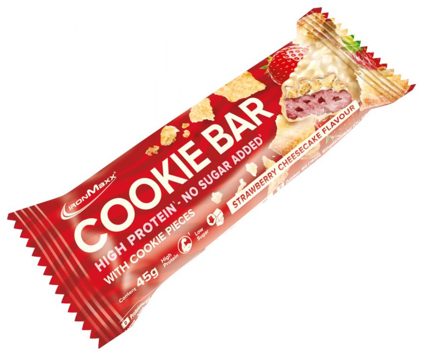 Cookie Bar (45G) - Strawberry Cheesecake (MHD: 30.09.2022)