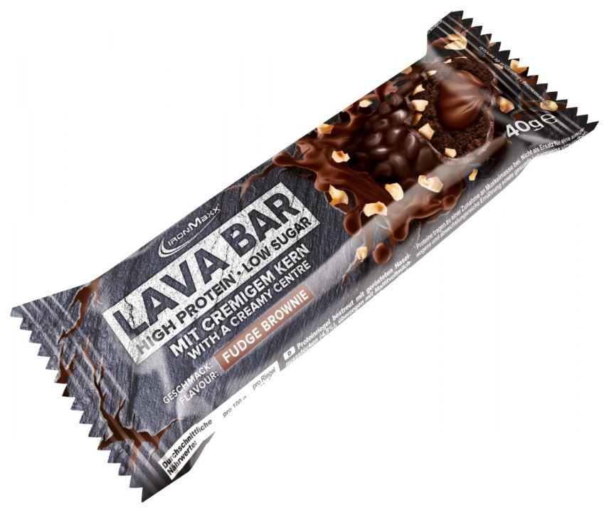Lava Bar Protein Riegel (40g) - Fudge Brownie (MHD: 31.03.2024)