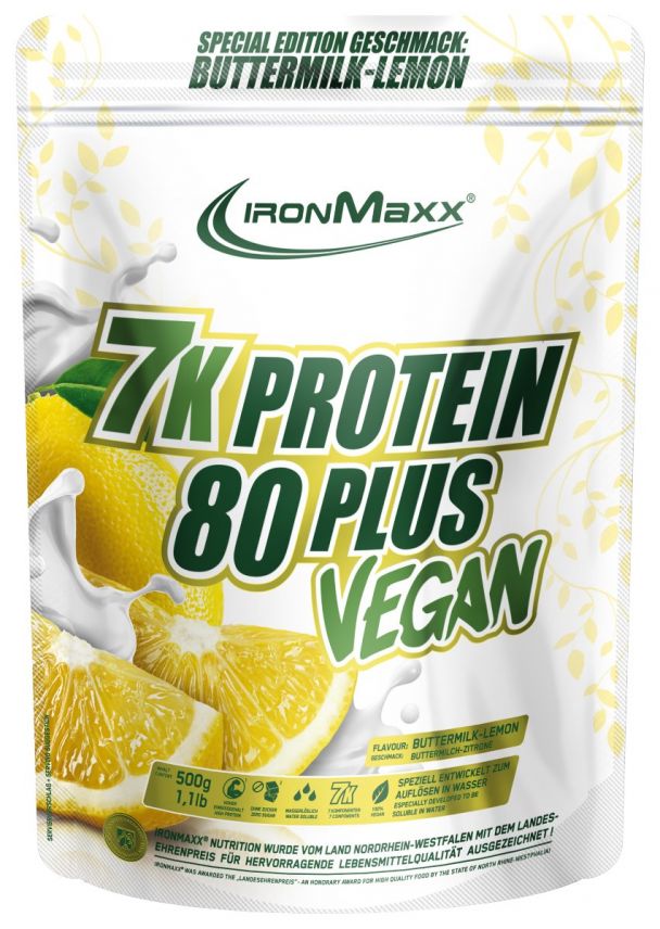 Vegan Protein 7K - 80 Plus 500g Beutel