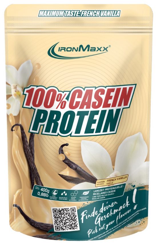 100% Casein Protein - Vanilla (400g / 0,9lbs)