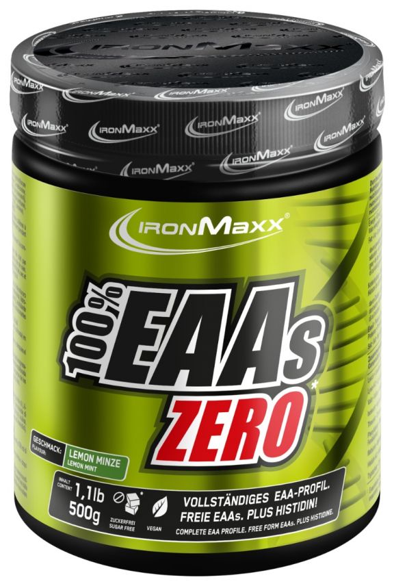 100% EAAs Zero (500g Dose) - Lemon-Minze