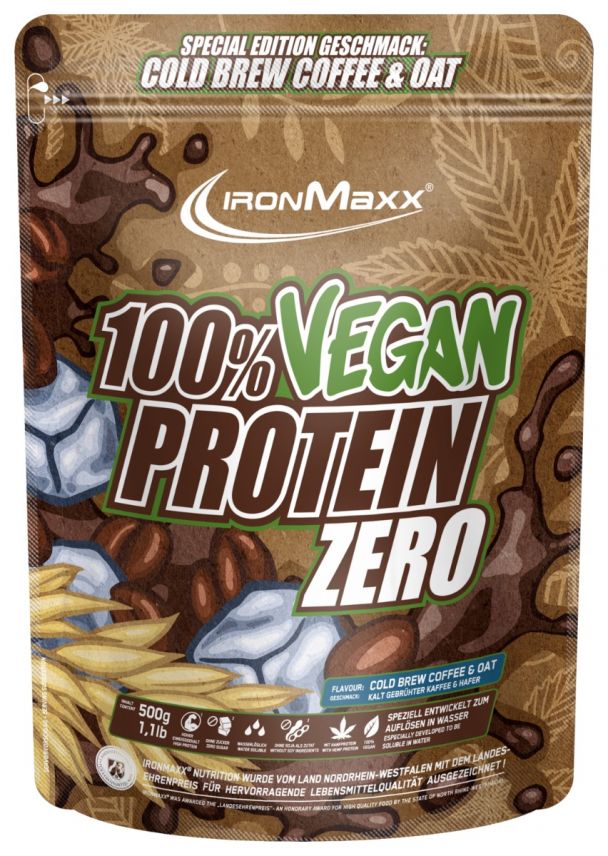 100% Vegan Protein Zero (500g) -  Cold Brew Coffee Oatly 