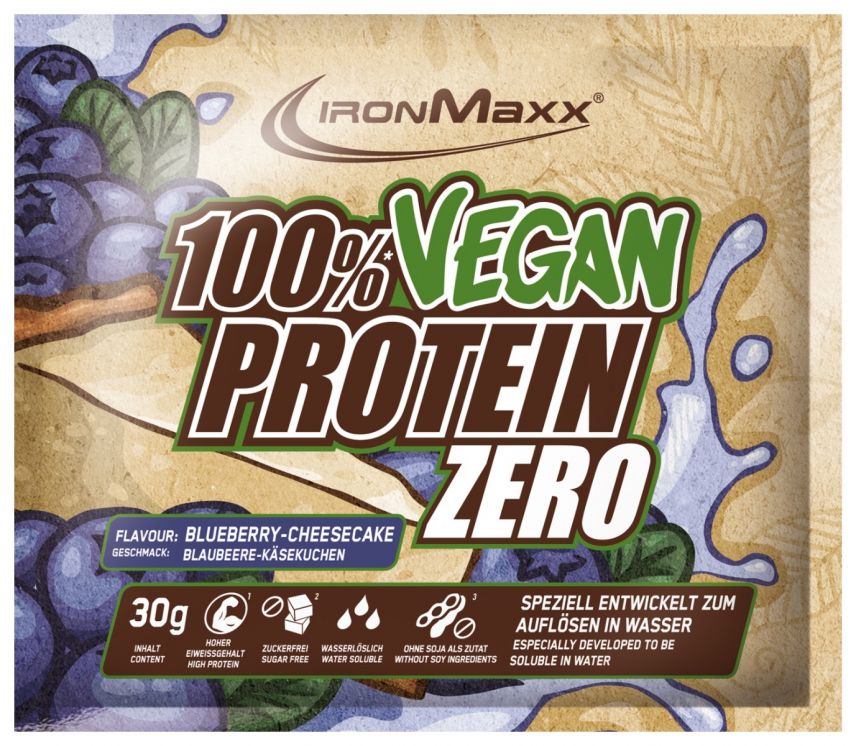 100% Vegan Protein Zero - 30g Probe - Blueberry Cheesecake
