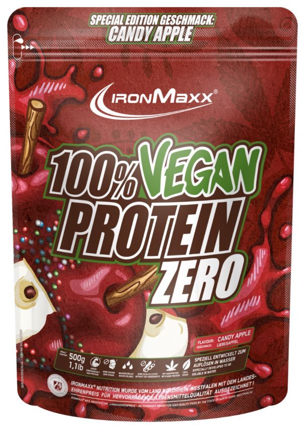 100% Vegan Protein Zero (500g) - Candy Apple
