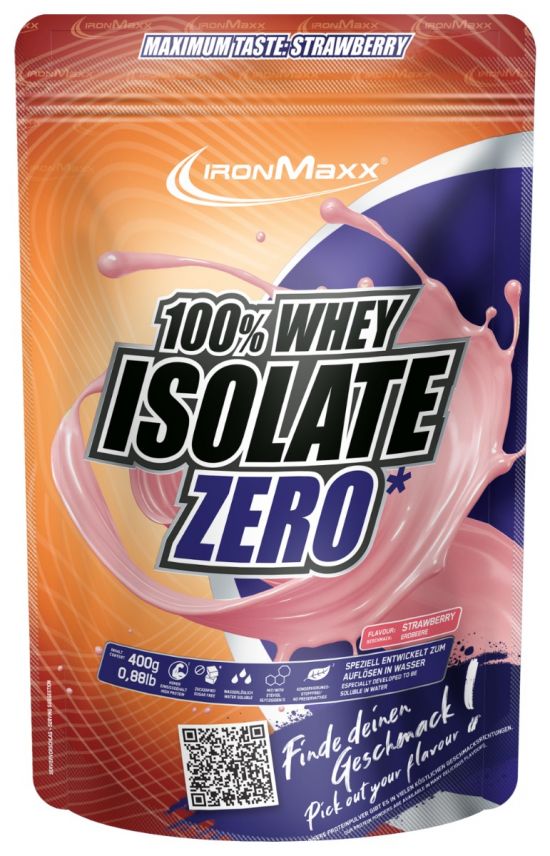 100% Whey Isolate ZERO - Erdbeere (400g)