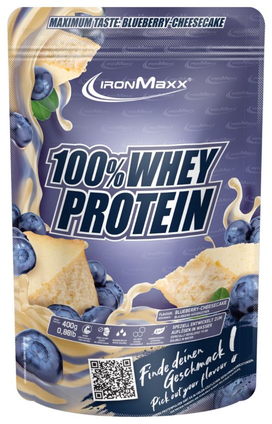 100% Whey Protein - Blueberry-Cheesecake (400g/0.9 lbs)