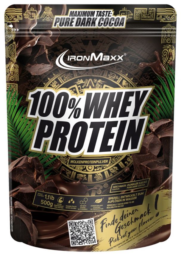 100% Whey Protein - Beutel - Pure Dark Cocoa 500g