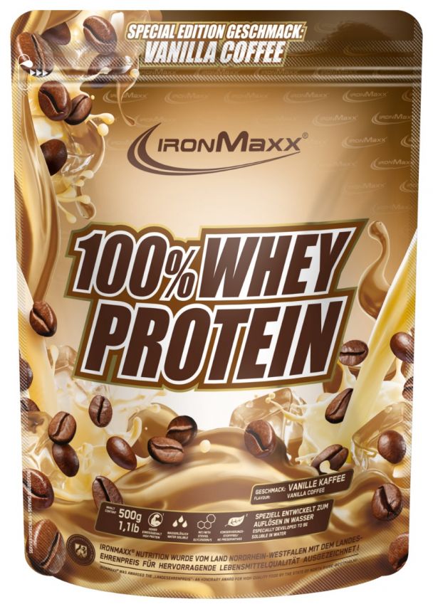 100% Whey Protein - 500g Beutel - Vanilla Coffee