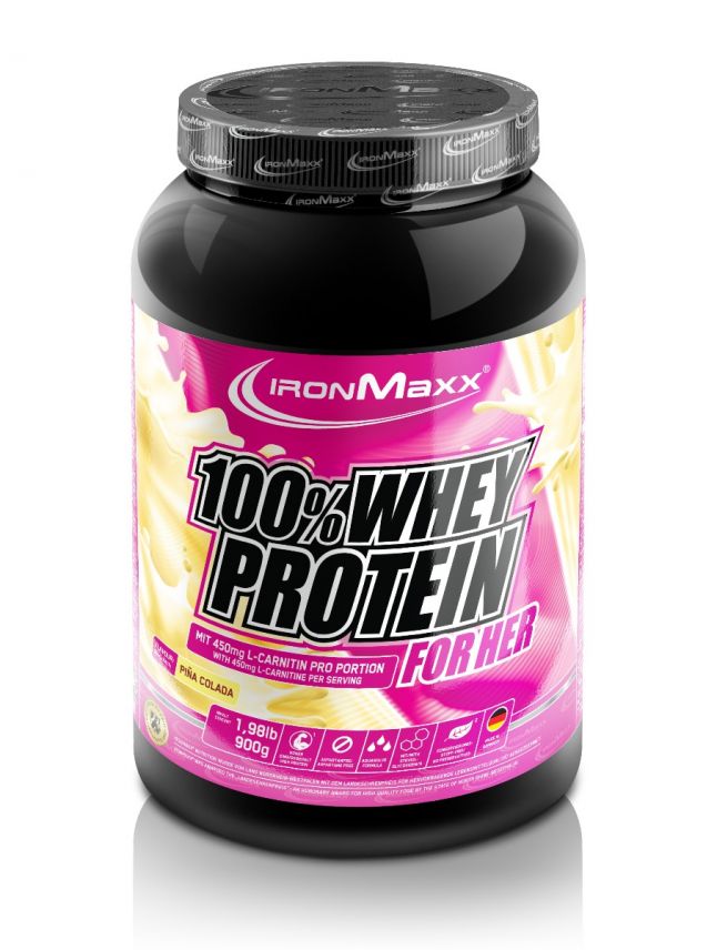 100% Whey Protein for Her (900g Dose) - Designer Edition-Pina-Colada    (MHD: 30.04.2022)
