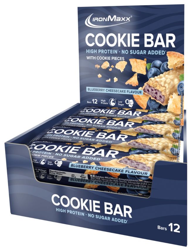 Cookie Bar (12x45g) - Blueberry Cheesecake (MHD: 31.01.2024)