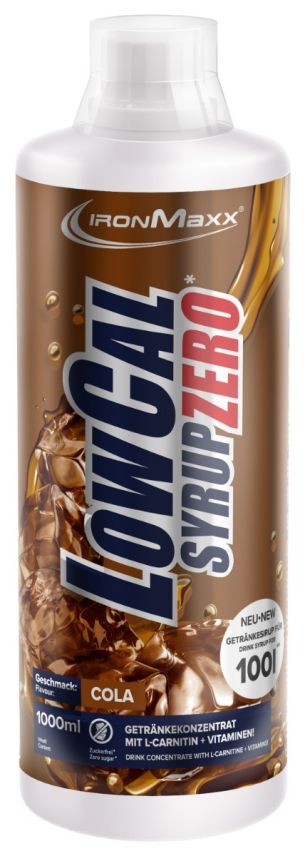 LowCal Syrup Zero - 1000ml Flasche - Cola