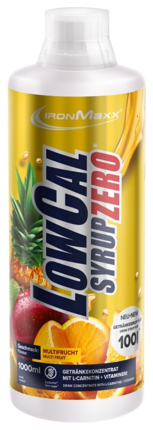 LowCal Syrup Zero - 1000ml Flasche - Multifrucht