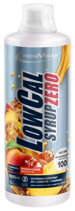 LowCal Syrup Zero - Pfirsich-Eistee (1000 ml) 