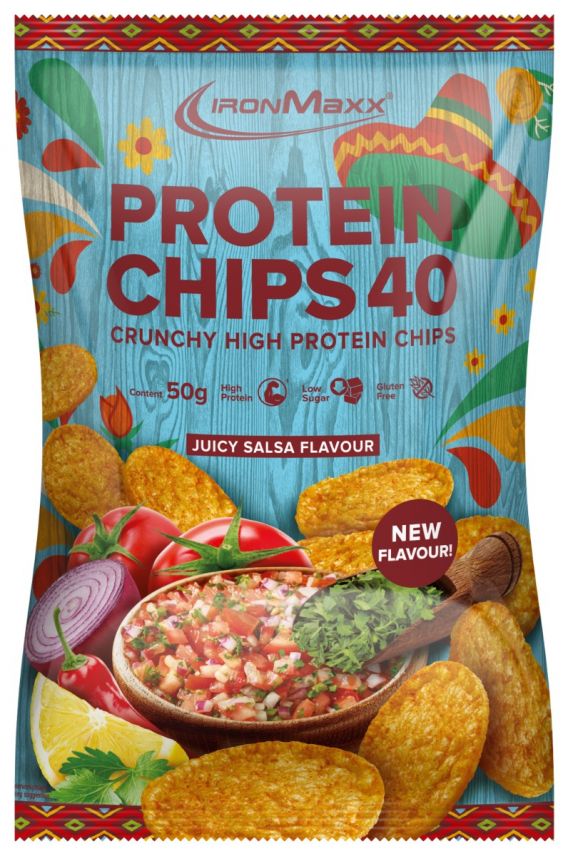 Protein Chips 40  (50g Beutel) - Juicy Salsa
