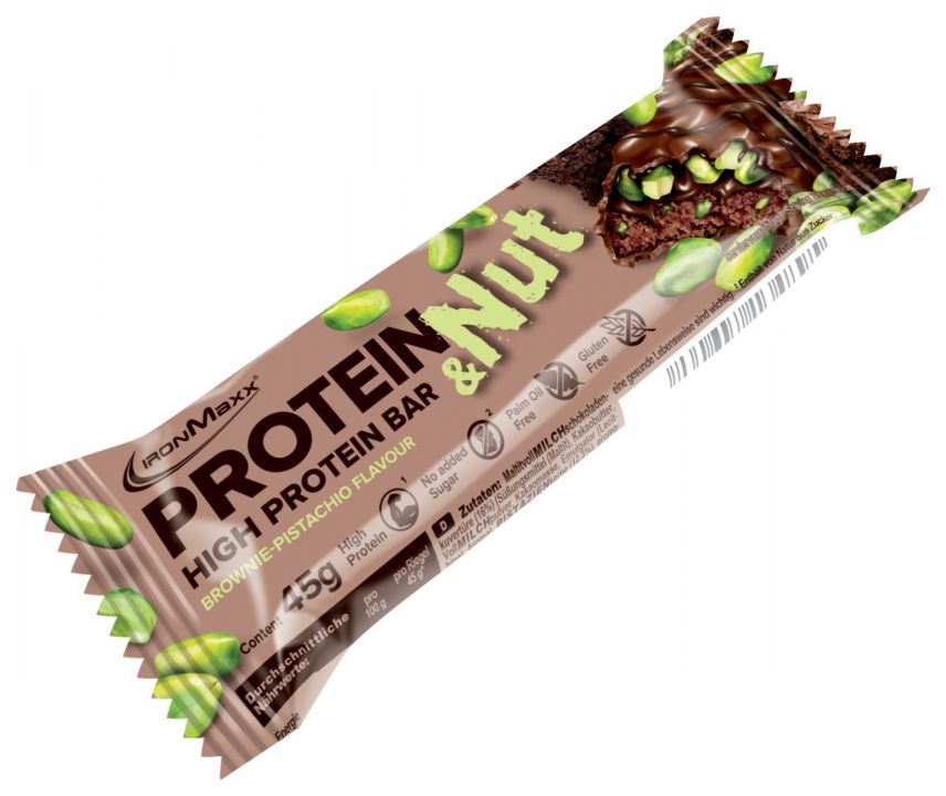 Protein & Nut 45g - Brownie Pistachio