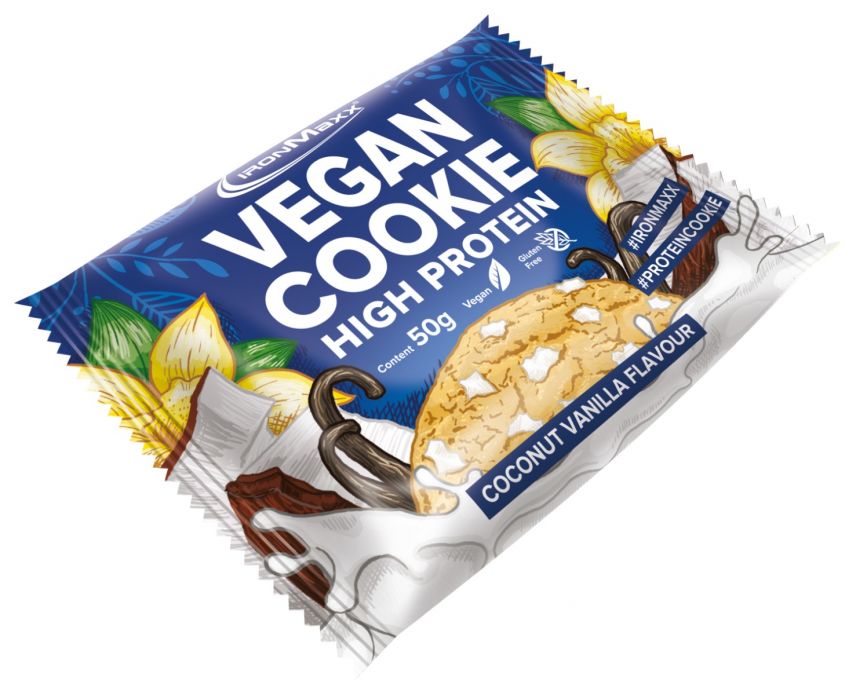 Veganer Cookie (50g) – Coconut Vanilla (MHD: 31.10.2022)