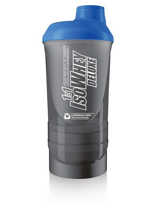 Super-Shaker (600 ml) -Black Smoked / Stunning Blue