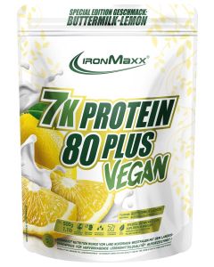 Vegan Protein 7K - 80 Plus 500g Beutel - Buttermilch-Zitrone