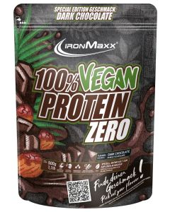 100% Vegan Protein Zero - Dark Chocolate (500g)