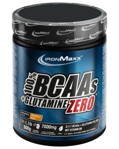 100% BCAAs + Glutamine Zero - Pfirsich (500g)