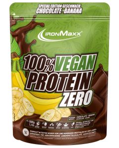 100% Vegan Protein ZERO (500g) - Chocolate-Banana (MHD: 31.05.2024)