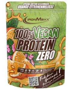 100% Vegan Protein Zero (500g) - Orange Zitronenmelisse