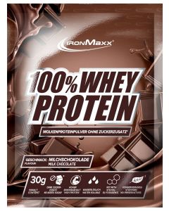100% Whey Protein-Sachet-Milk Chocolate 30g