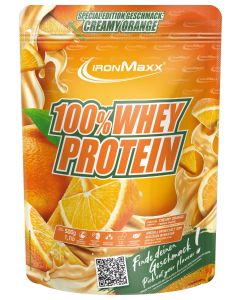 100% Whey Protein-Bag-Creamy Orange 500g