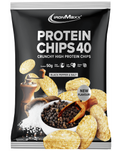 Protein Chips 40 (50g) - Salt & Pepper (MHD: 30.05.2024)
