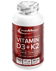 Vitamin D3 + K2 (150 tablets)