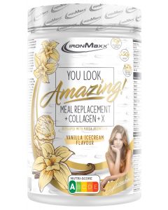 You Look Amazing ! Mahlzeitenersatz + Collagen + X – Vanilla Ice Cream -  550g Dose - Mariia Arsentieva