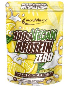 100% Vegan Protein Zero (500g) - Buttermilk Lemon (MHD: 30.06.2023)