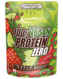 100% Vegan Protein Zero (500g) - Strawberry Lime (MHD: 28.02.2023)
