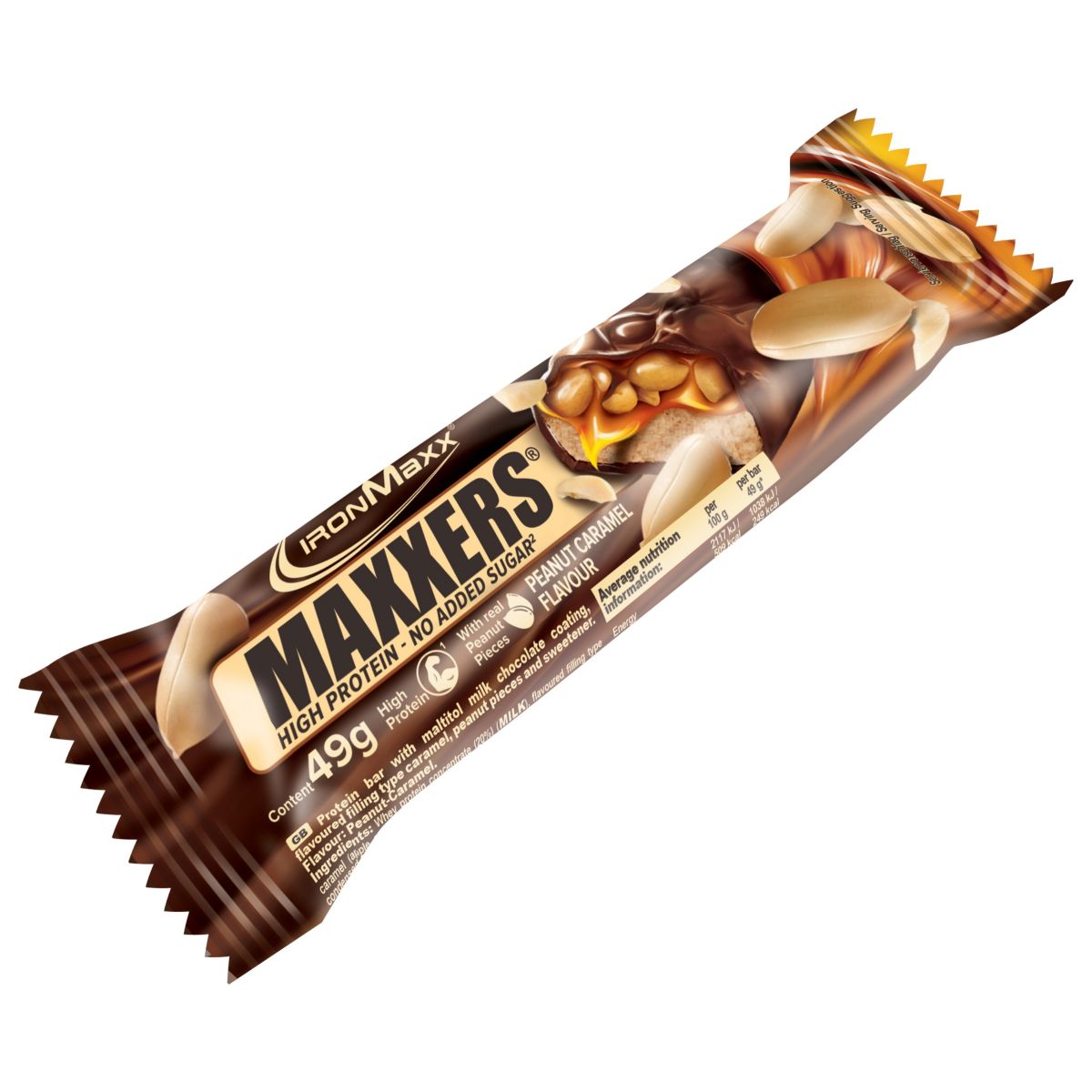Maxxers Peanut Caramel - (49g) & (24x49g)