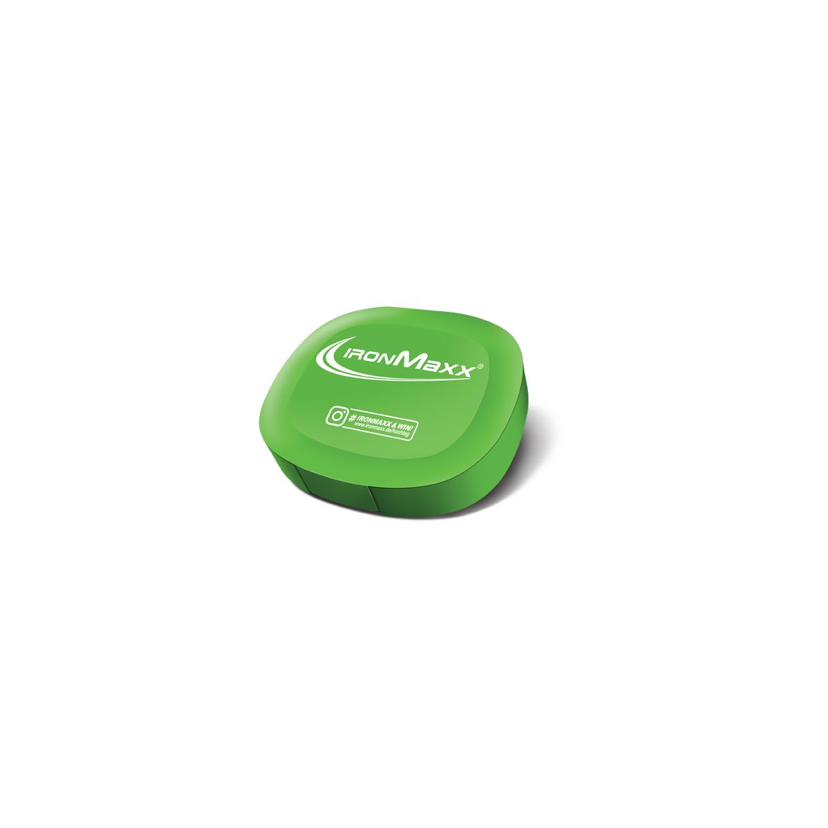 IronMaxx pill box with 5 compartments - Green