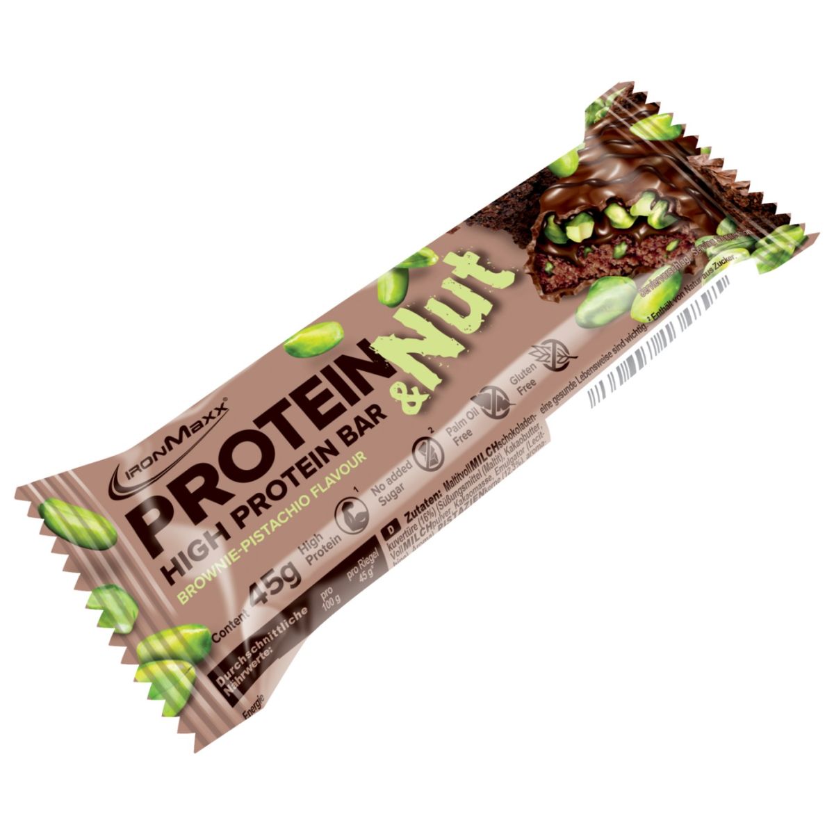 Protein & Nut (45g) - Brownie Pistachio (MHD: 31.12.2024)