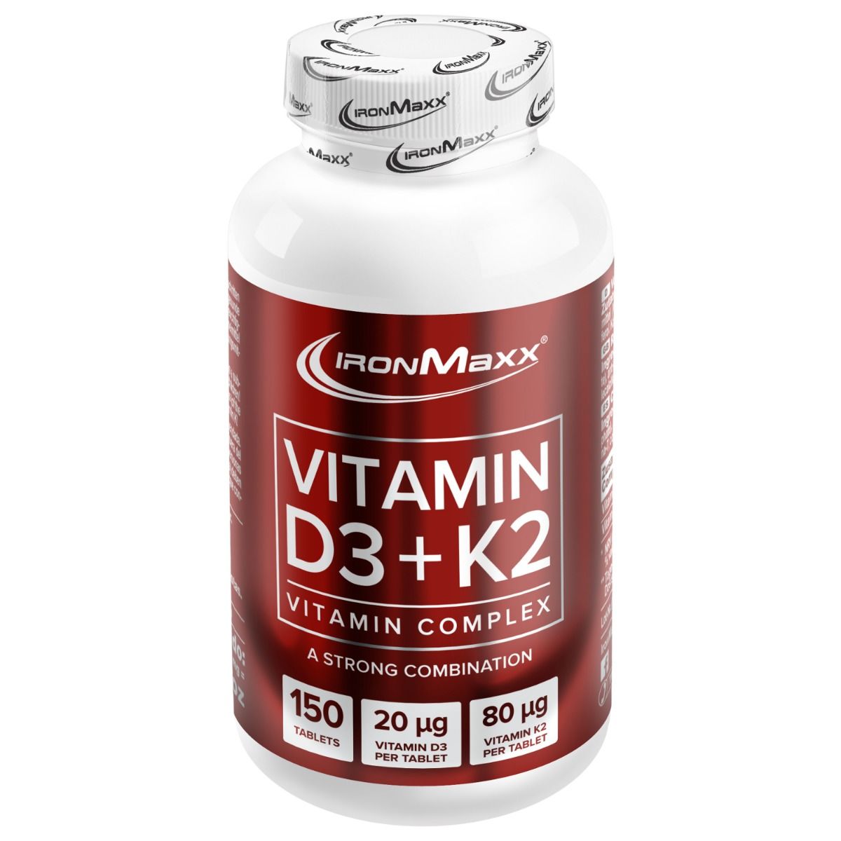 IronMaxx Vitamin D3 + K2 - 150 Tablets