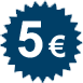 5 Euro Gutschein für den nächsten Einkauf bei Anmeldung des Newsletters